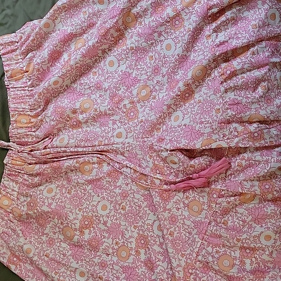 Floral Tiered Lightweight Pants Sz 3X - Picture 2 of 8